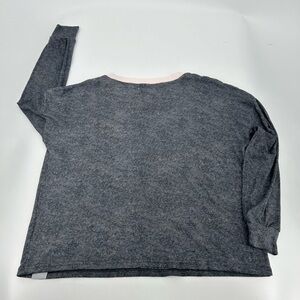 Nine West Size M Long Sleeve Grey Top